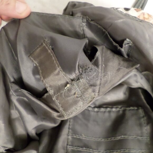 Wilsons Leather Floral Fabric Medium Sz Shoulder Bag - Picture 8 of 12